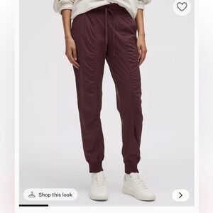 Lululemon Women's Burgundy Jogger Pants